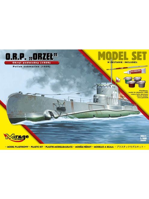 Mirage Hobby - ORP"Orzel"(Polish Submarine1939)ModelSet