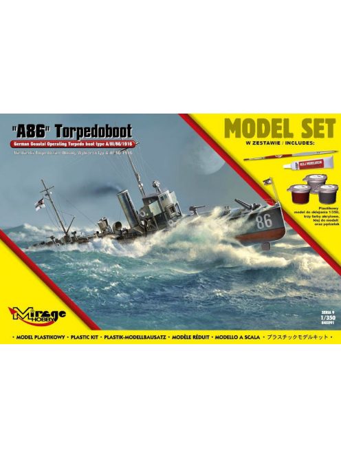 Mirage Hobby - A86 German Torpedoboot (Model Set)