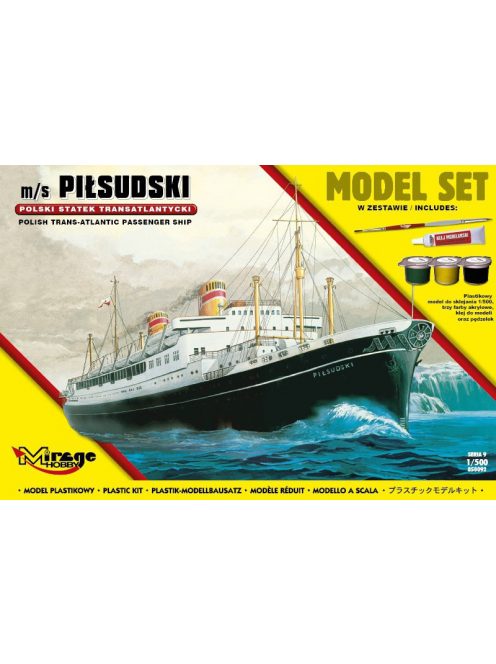 Mirage Hobby - m/s PILSUDSKI(Trans-Atlantic Passenger S Ship)(Model Set)