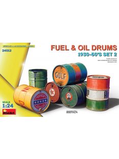 Miniart - Fuel & Oil Drums 1930-50's Set 2