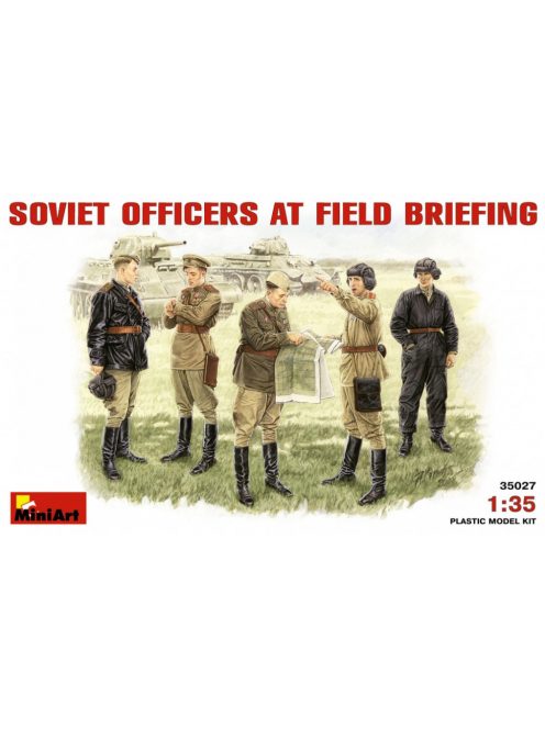 MiniArt - Soviet Officers at Field Briefing