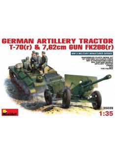 MiniArt - German Artillery Tractor T-70(r) & Gun withCrew