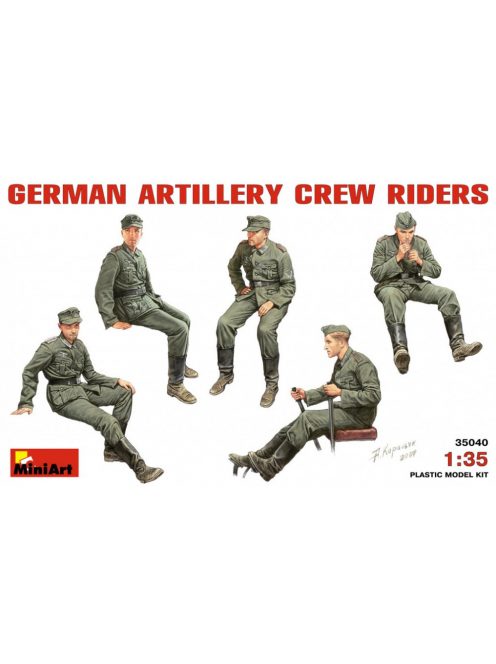 MiniArt - German Artillery Crew Riders