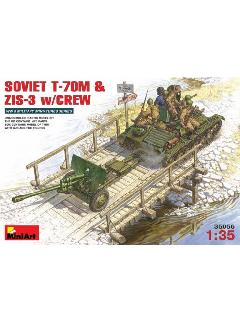 MiniArt - Soviet T-70 M & ZiS -3 with Crew