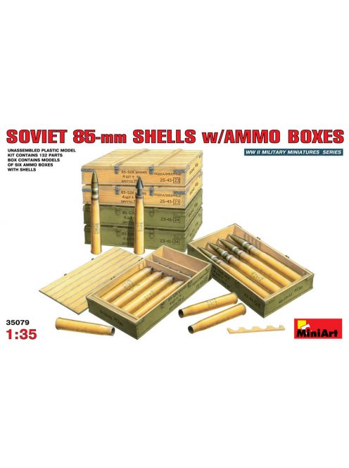 MiniArt - Soviet 85-mm Shells with Ammo Boxes