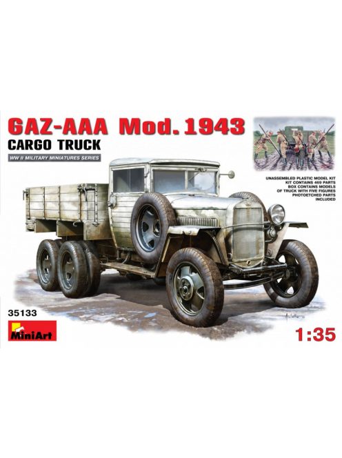 MiniArt - GAZ-AAA Mod 1943 Cargo Truck