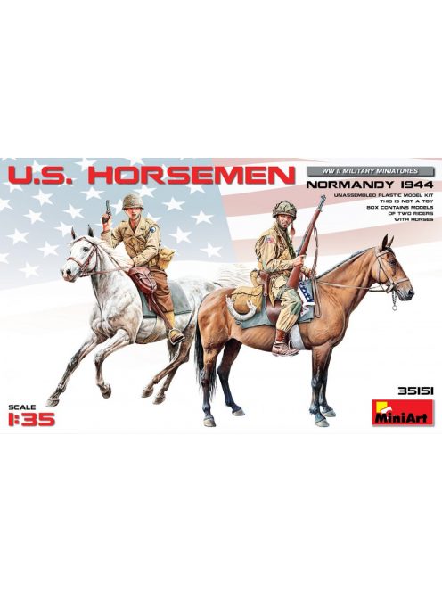 Miniart - U.S. Horsemen. Normandy 1944