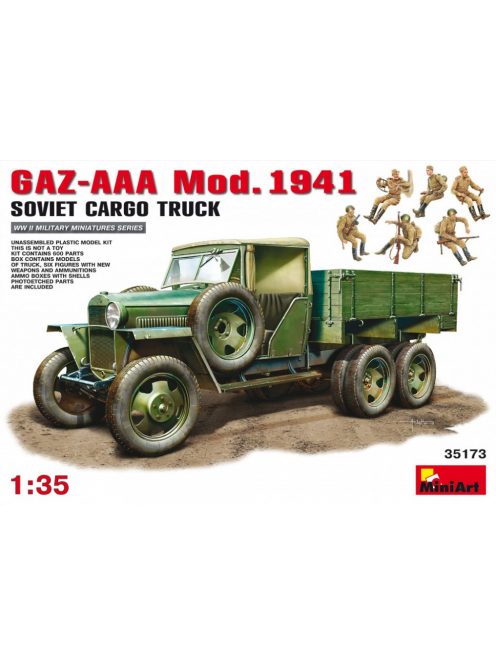 MiniArt - GAZ-AAA  Cargo Truck Mod 1941