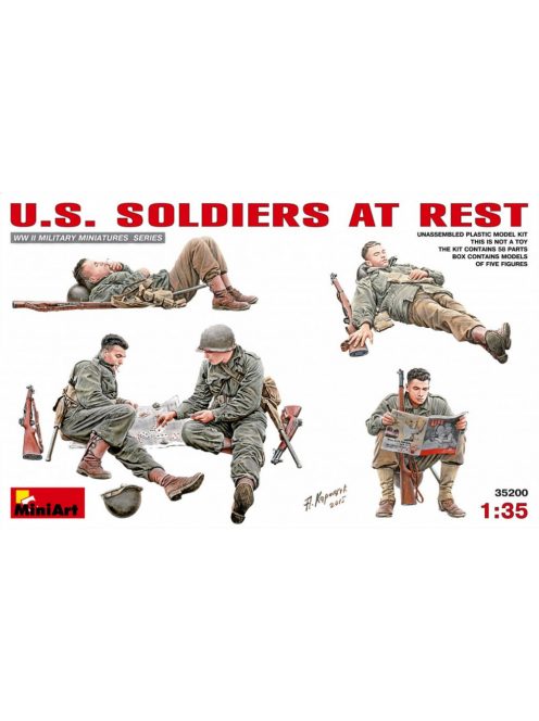 MiniArt - U.S. Soldiers at Rest