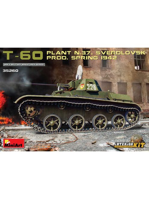 Miniart - T-60 Plant No. 37 Sverdlovsk Prod. Spring 1942 Interior Kit