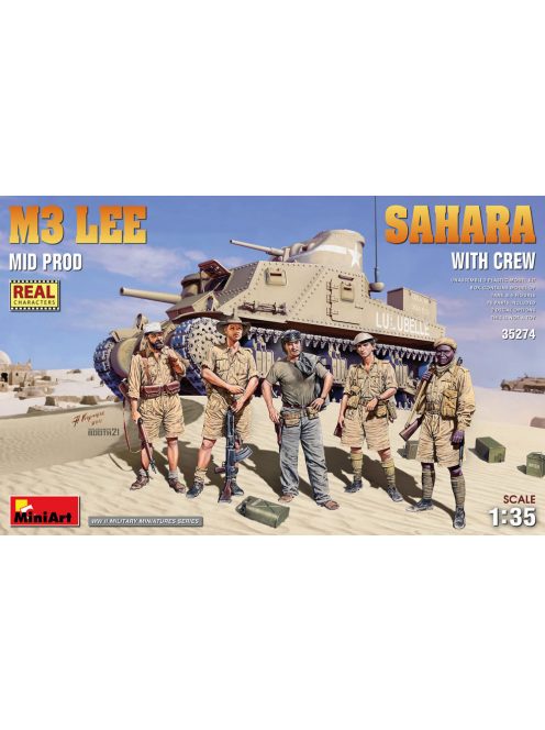 MiniArt - M3 Lee Mid Prod. Sahara w/Crew