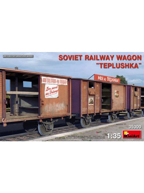 Miniart - Soviet Railway Wagon "Teplushka"