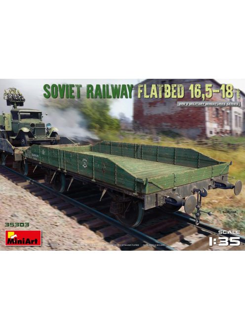 Miniart - Soviet Railway Flatbed 16,5-18 t