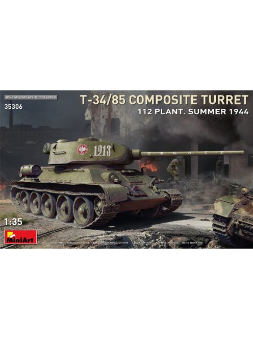 Miniart - T-34-85 Composite Turret. 112 Plant. Summer 1944