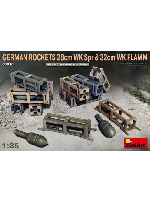 Miniart - German Rockets 28cm WK Spr & 32cm WK Flamm