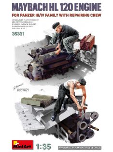   MiniArt - Maybach HL 120 Engine for Panzer III/IV Family w/Repair Crew