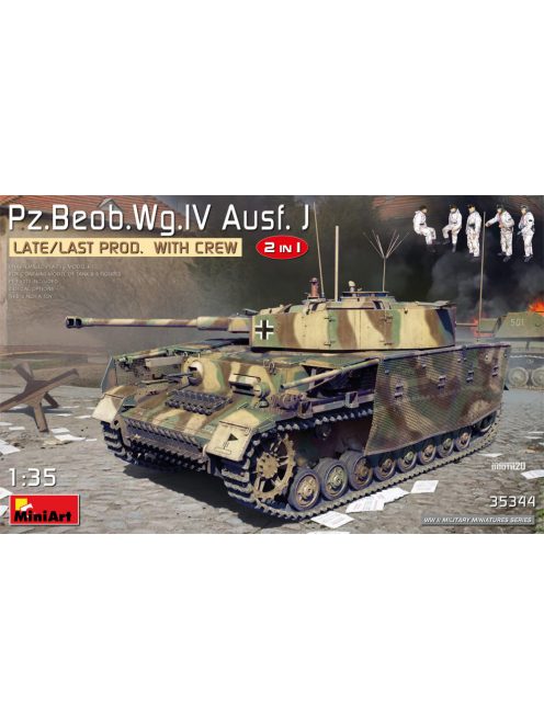 Miniart - Pz.Beob.Wg.IV Ausf. J Late/Last Prod. 2 in 1 w/Crew