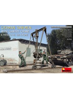   Miniart - German Tankmen with Gantry Crane & Maybach HL 120 Engine