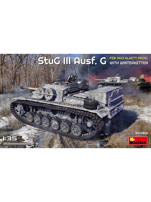 MiniArt - StuG III Ausf. G Feb 1943 Alkett Prod. with Winterketten