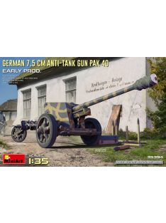 MiniArt - German 7.5cm Anti-Tank Gun PaK 40. Early Prod