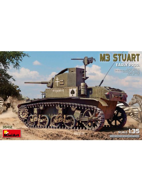 MiniArt - 1/35 M3 Stuart Early Prod. 