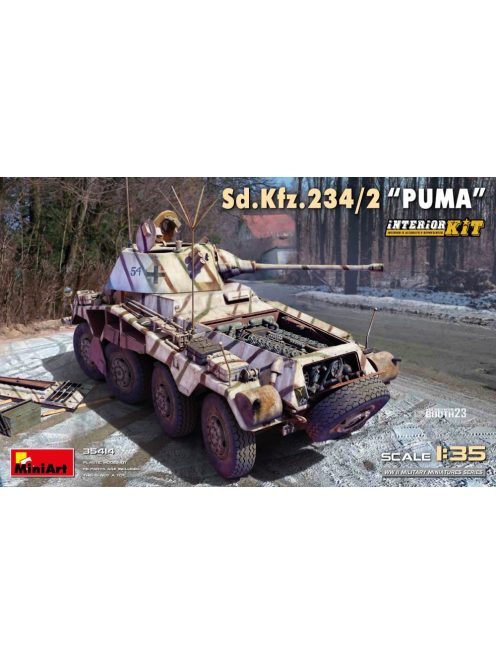 MiniArt - 1:35 Sd.Kfz.234/2 “Puma”. Interior Kit