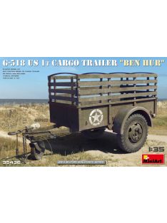 Miniart - G-518 Us 1T Cargo Trailer Ben Hur