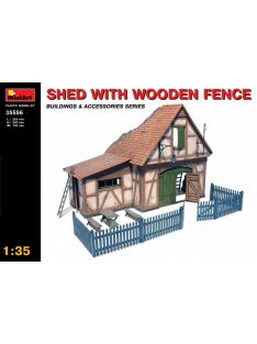 MiniArt -  Shed with Wooden Fence