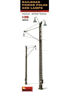 MiniArt - Railroad Power Poles & Lamps