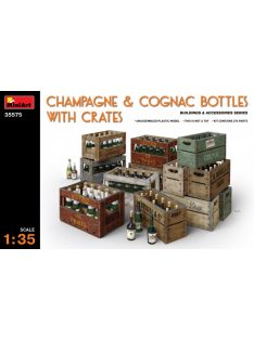 MiniArt - Champagne & Cognac Bottles w/Crates