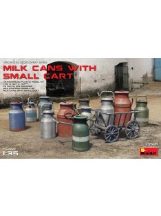 Miniart - Milk Cans with Small Cart