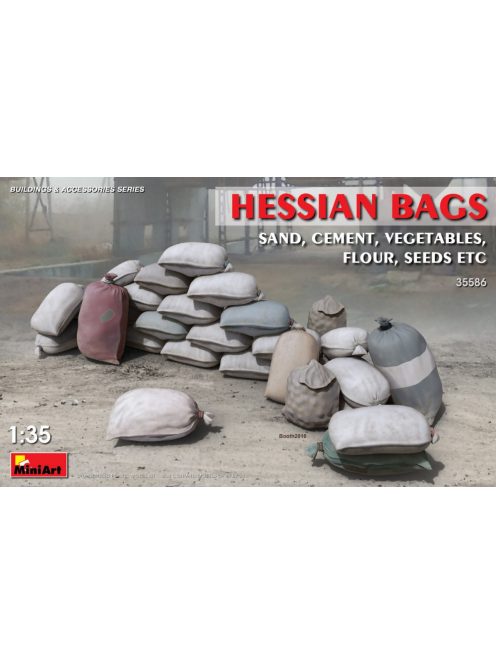 Miniart - Hessian Bags (sand, cement,vegetables, flour etc)