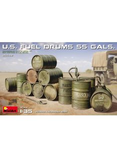 Miniart - U.S. Fuel Drums (55 Gals.)