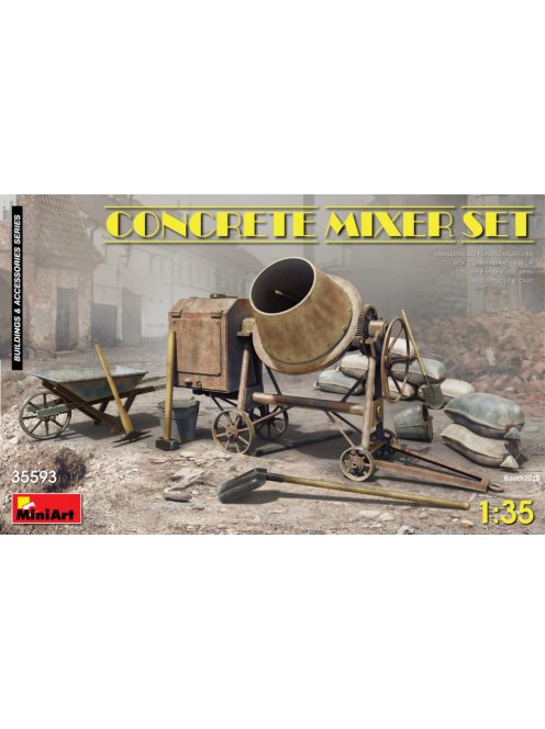 Miniart - Concrete Mixer Set