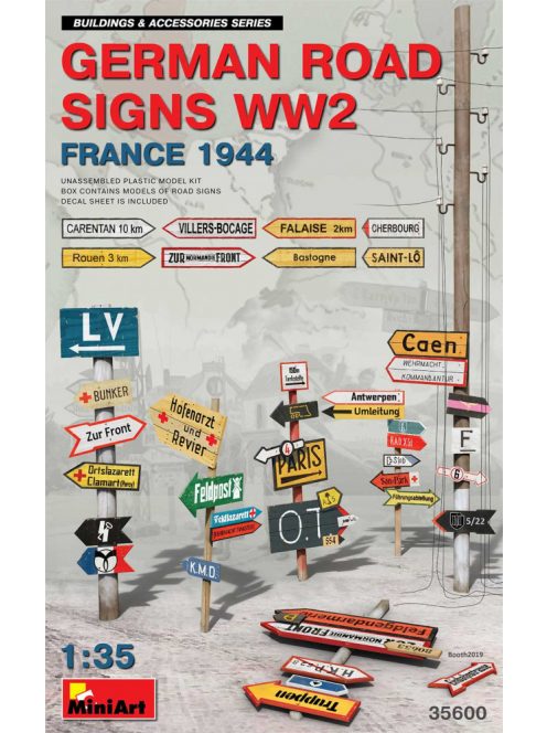 Miniart - German Road Signs WW2 France 1944