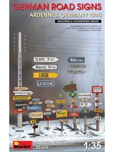 Miniart - German Road Signs WW2 (Ardennes, Germany 1945)