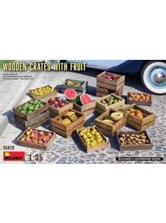 MiniArt - Wooden Crates with Fruit