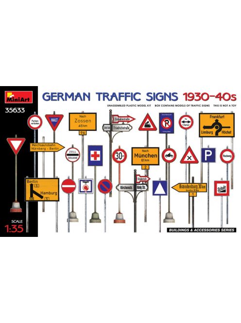 MiniArt - German Traffic Signs 1930-40’S