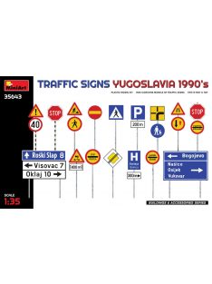 MiniArt - Traffic Signs. Yugoslavia 1990's