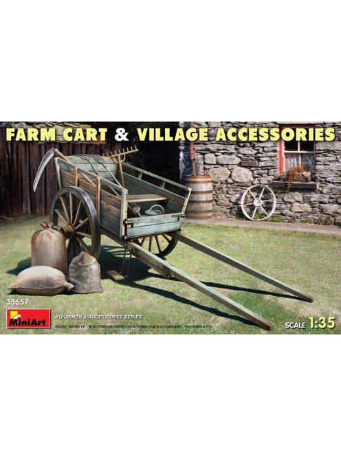 MiniArt - Farm Cart with Village Accessories