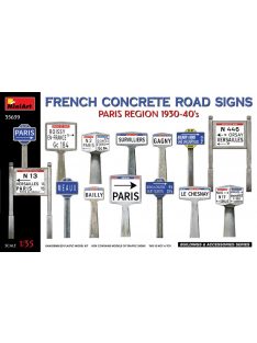   MiniArt - French Concrete Road Signs 1930-40'S. Paris Region