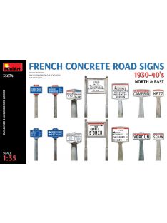   MiniArt - 1/35 French Concrete Road Signs 1930-40's. North & East