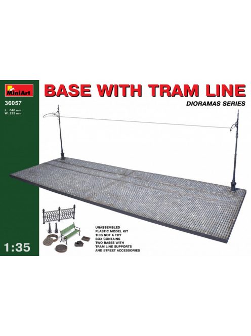 MiniArt - Base with Tram Line