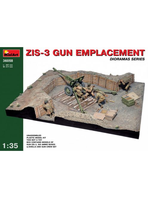 MiniArt - ZIS-3 Gun Emplacement