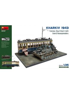   MiniArt - 1/35 Kharkiv 1943: Tram & Stug. III Ausf. G w/Crew. Big Set