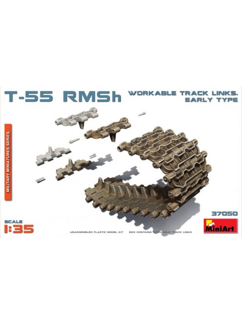 Miniart - T-55 RMSh Workable Track Links. Early Type