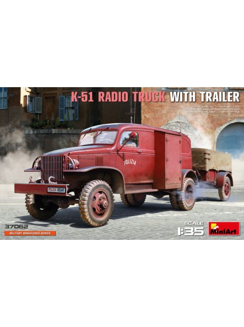 Miniart - K-51 Radio Truck w/ Trailer