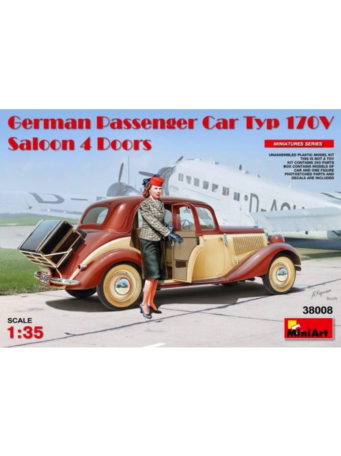 MiniArt - German Passenger Car Typ 170V Saloon 4 Doors