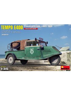 Miniart - Tempo E400 StahlblechPritsche 3-Wheel Truck