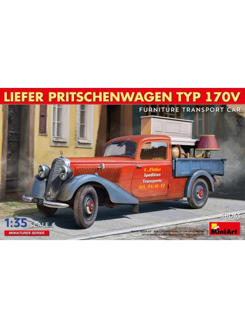 MiniArt - Liefer Pritschenwagen Typ 170V Furniture Transport Car